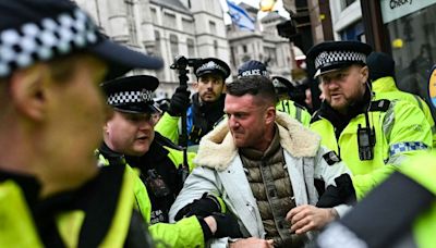 Tommy Robinson faces fierce calls for arrest as he plans UK return