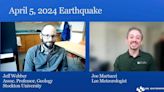 NJ geology expert discusses aftermath of state's 4.8 magnitude earthquake