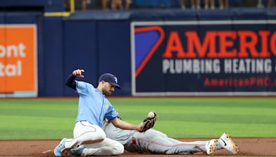 Why, again, was Jose Siri playing first base for Rays on Friday?