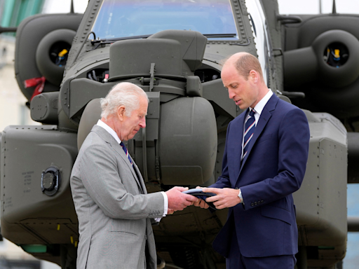 英國王室｜查理斯三世將陸軍航空隊總司令軍銜移交威廉