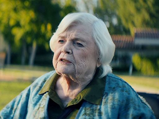 Watch June Squibb, 94, ram the late Richard Roundtree with a motorized scooter in 'Thelma' clip