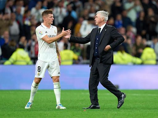 Real Madrid Coach Ancelotti Speaks On ‘Irreplacable’ Kroos Decision