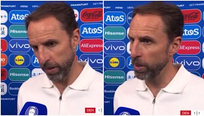 Gareth Southgate's baffling comment in interview after England 1-1 Denmark has gone viral