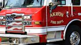 Firefighter injured, 2 displaced after Akron house fire