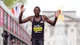 London Marathon: Alexander Mutiso Munyao crosses line to win as Britain’s Emile Cairess makes podium