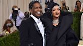 Rihanna and A$AP Rocky Coordinate Looks on Beach Photo Shoot with Their Baby Son