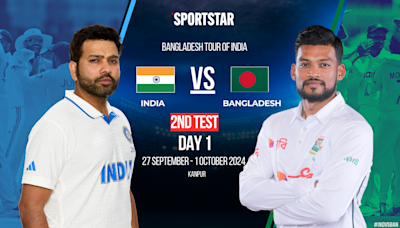 India vs Bangladesh LIVE Score, 2nd Test Day 1: BAN loses two wickets vs IND; Akash Deep removes Zakir, Shadman