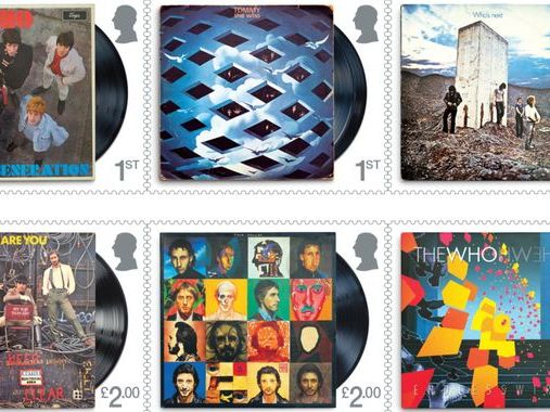 Stamps celebrate 60 years of The Who including iconic album covers