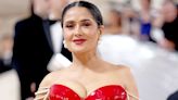 Salma Hayek Has a Wardrobe Malfunction on Instagram While Dancing in Her Bathrobe: Watch