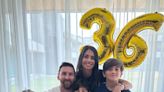 Messi sopla las velas por su 36 cumpleaños rodeado de su familia antes de poner rumbo a Miami