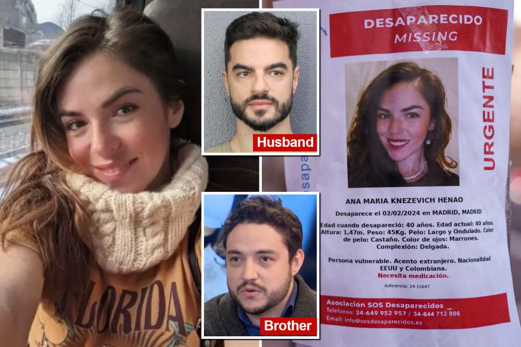 Family of Florida woman missing in Spain still have hope she’ll be found alive despite husband’s arrest