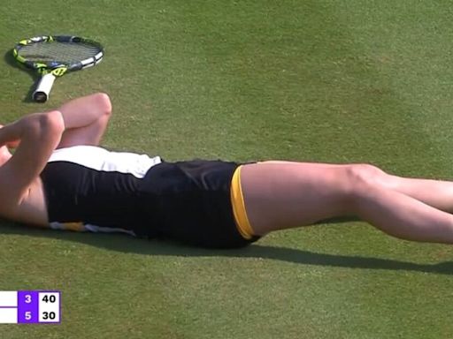 Caroline Wozniacki suffers nasty fall and forced to retire in Wimbledon worry