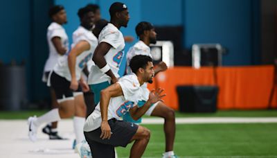 Miami Dolphins WR Anthony Schwartz isn't looking back on track, Olympic dream