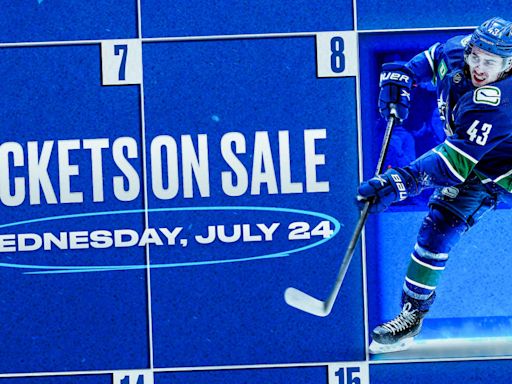 Canucks Announce Single Game Tickets On Sale July 24 | Vancouver Canucks