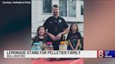 Girls raise money for family of fallen police officer with Wallingford lemonade stand