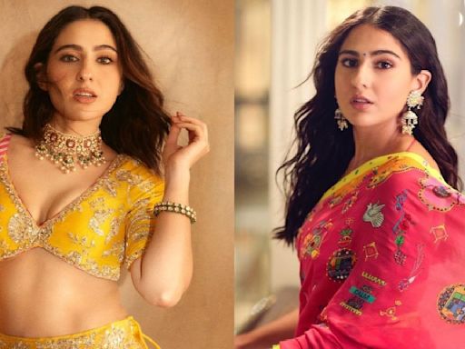 Sara Ali Khan has a thing for vibrant hues and these 5 outfits serve the perfect ethnic wear inspo