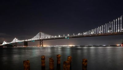 Bay Bridge lights could turn on next year