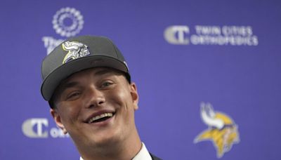 J.J. McCarthy passing yards props, odds: Sportsbooks expect big things from Vikings’ rookie quarterback