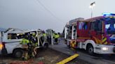 Fallece una persona y otras ocho resultan heridas en un accidente de tráfico en Purias, Lorca