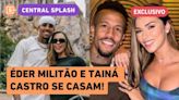 Éder Militão e Tainá Castro estão casados; eles usam aliança de R$ 160 mil