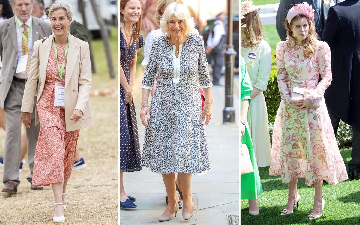 The floral midi dress tips to take from the royals