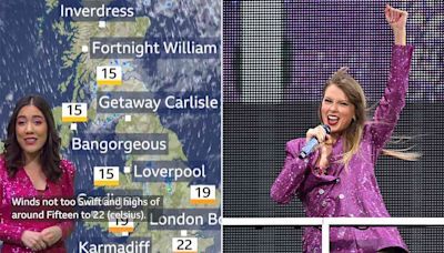 Taylor Swift Just Got Her Very Own Weather Forecast on Live TV: 'No Midnight Rain, Just a Delicate Breeze'