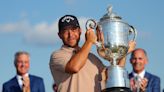 Schauffele sees off DeChambeau and sets major record to win US PGA Championship