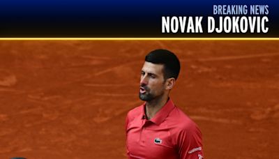 法網》Novak Djokovic因右膝受傷退賽