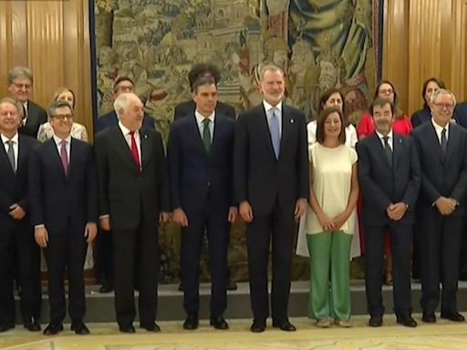 Los nuevos vocales del CGPJ juran o prometen su cargo ante el rey Felipe VI en La Zarzuela