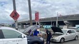 颱風天汽車電瓶沒電 雲林北港警接電救車恢復行駛 | 蕃新聞