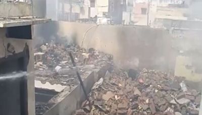 Watch: Massive blast leaves 2 women, child dead at 'illegal' firecracker factory in Haryana's Sonipat; owner on the run