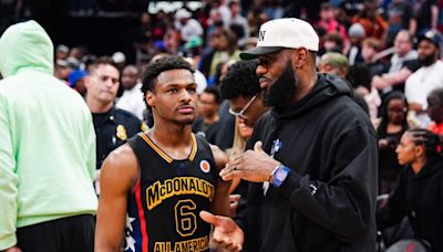 NBA Draft 2024: Bronny James, son of LeBron James, picked by Los Angeles Lakers