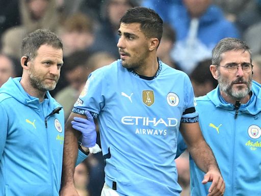 Rodri injury: Man City boss Pep Guardiola confirms midfielder's season is over