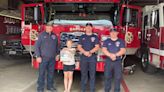 Sapulpa 9-year-old runs lemonade stand to raise funds for local first responders, stops by fire department