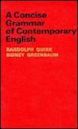 A Concise Grammar of Contemporary English