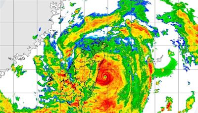 颱風凱米花蓮外海打轉估24日深夜登陸 宜花中南部防劇烈降雨