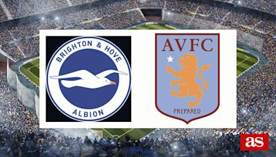 Brighton vs Aston Villa: estadísticas previas y datos en directo | Premier League 2023/2024