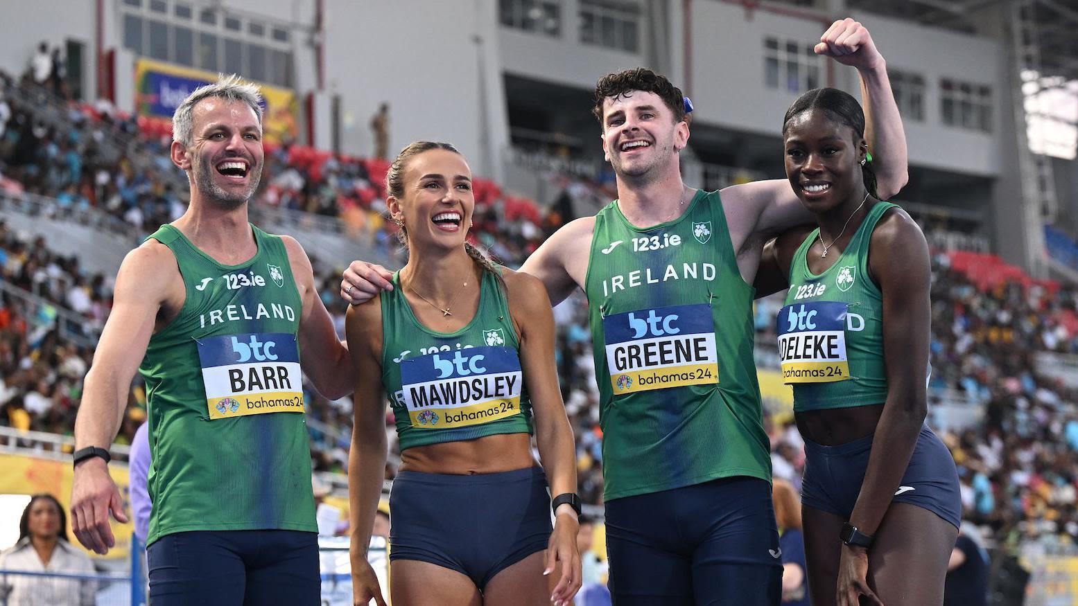 Magnificent bronze for Irish mixed relay squad