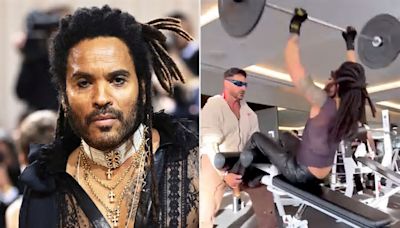 Lenny Kravitz Explains Why He Was Working Out in Tight Leather Pants: 'I Know What I'm Doing'