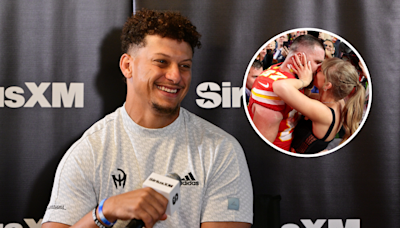 Patrick Mahomes' Travis Kelce, Taylor Swift remark gains traction online