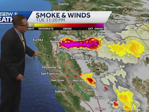 Smoke from Northern California wildfires should not impact Central Coast