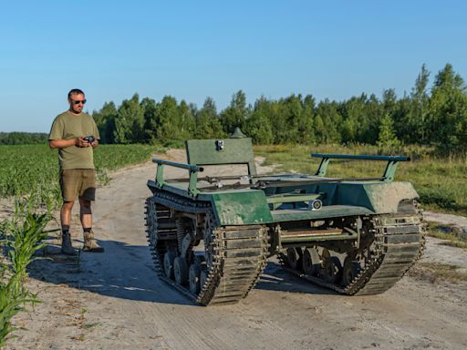 From basement to battlefield: Ukrainian startups create low-cost robots to fight Russia