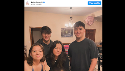 Kate Gosselin posts rare photo of 4 of her 8 kids while sharing their major milestone