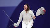 Olympic fencer Nada Hafez competes while seven months pregnant