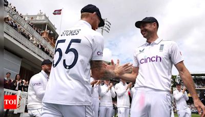 'If you give me 15 minutes ... ': Ben Stokes' emotional tribute to James Anderson | Cricket News - Times of India