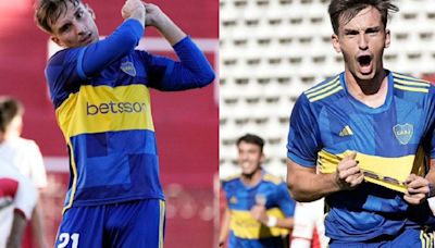 Los mellizos Simoni de Cipolletti convirtieron en la goleada de la reserva de Boca ante Huracán