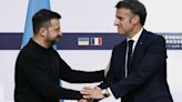 "No estamos en guerra con Rusia": Macron mientras promete ayuda continua para Ucrania