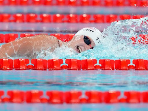 Katie Ledecky wins gold in women's 1500-meter freestyle at Paris Games | Social media reacts