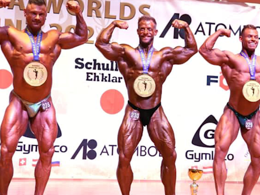 Bodybuilder named world champion after 20 years