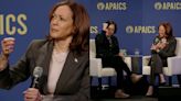 Kamala Harris urges young AANHPIs to kick 'that f-ing door down'